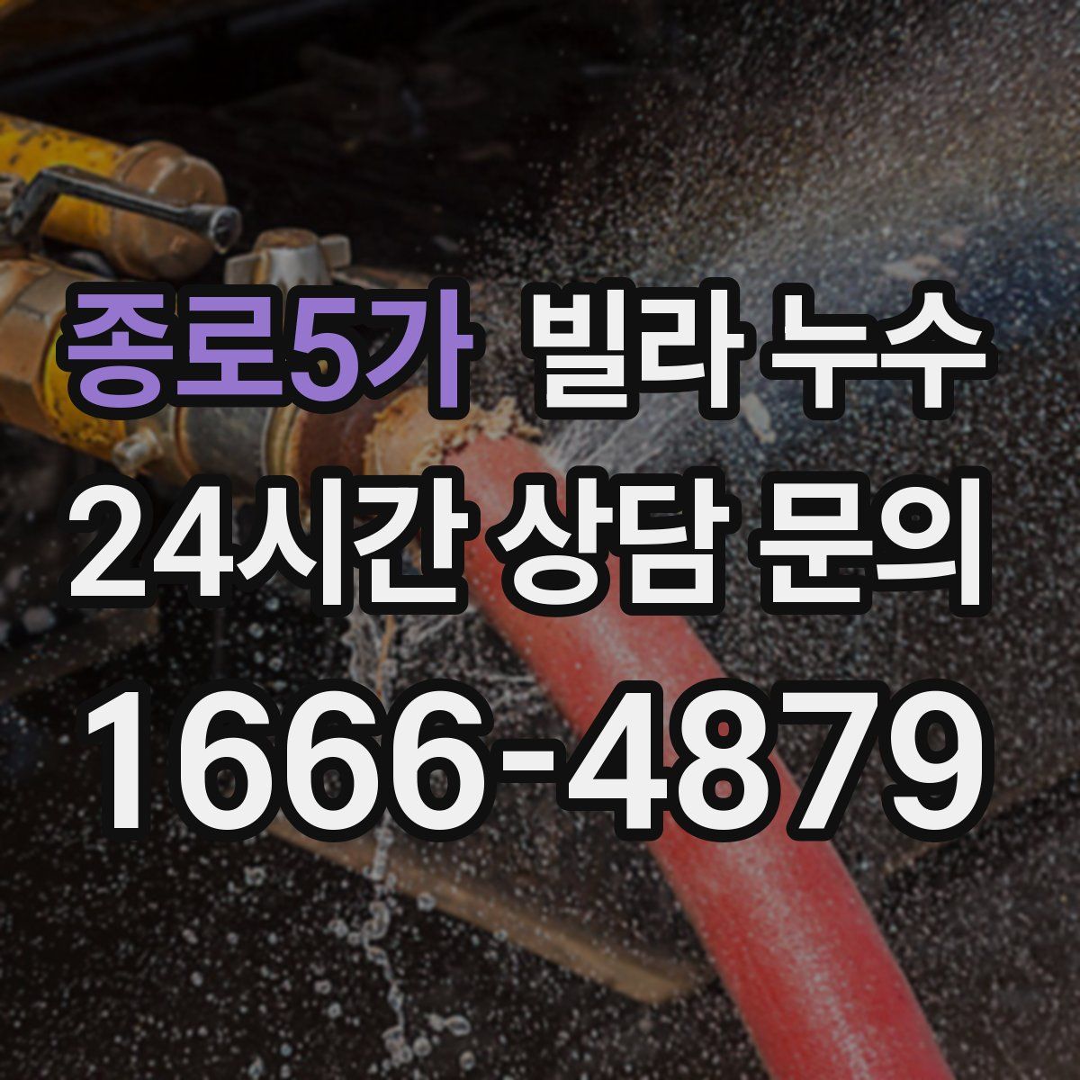 종로5가 빌라 누수