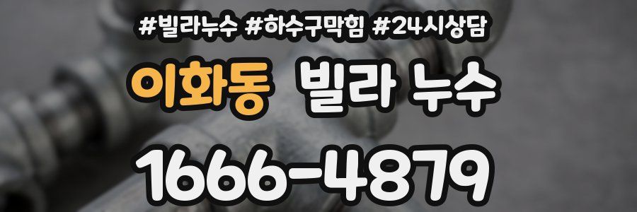 이화동 빌라 누수