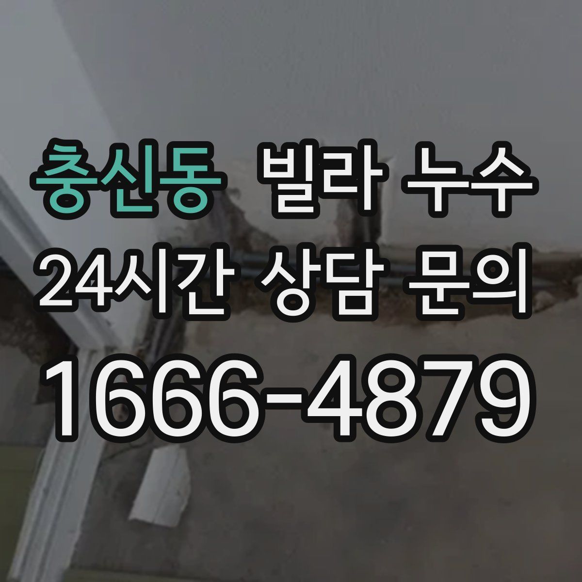 충신동 빌라 누수