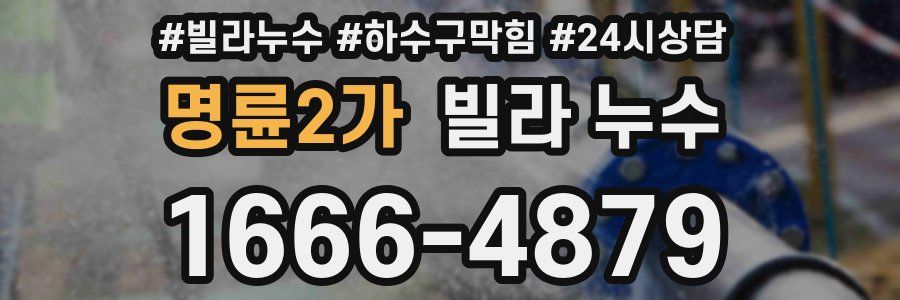 명륜2가 빌라 누수