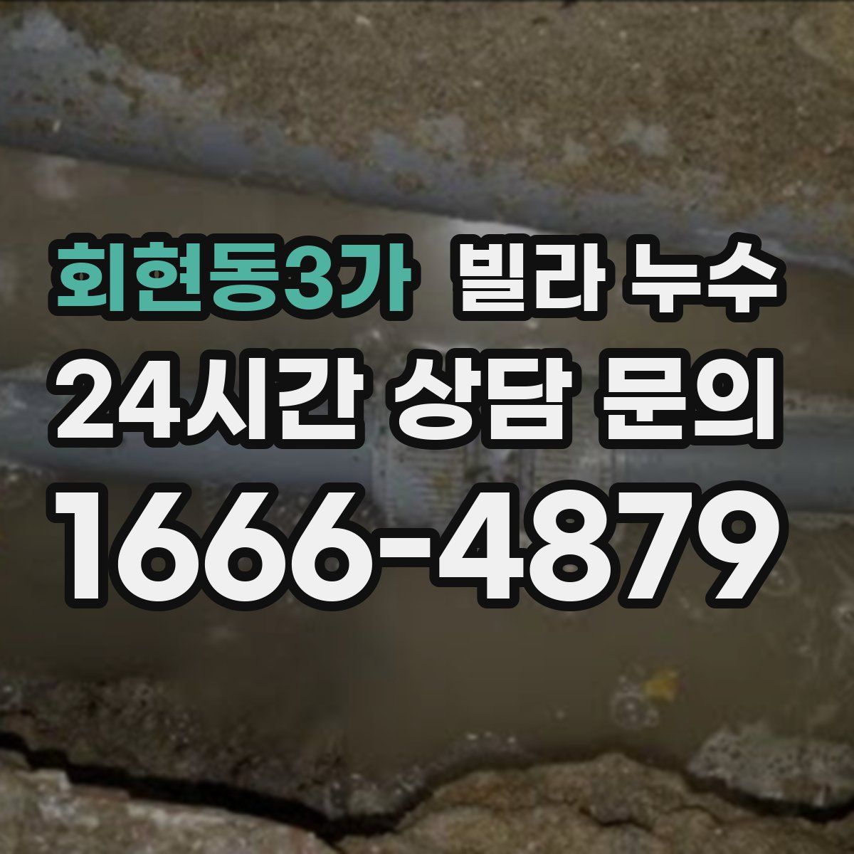 회현동3가 빌라 누수