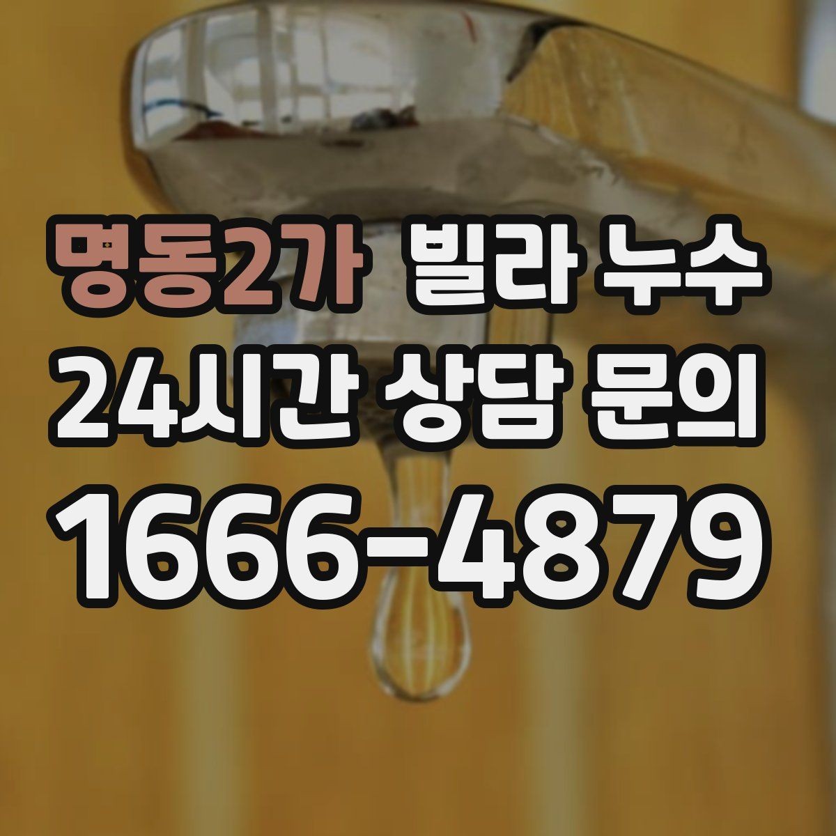명동2가 빌라 누수 주말에만 심해지는 듯 보일 때 원인 추적