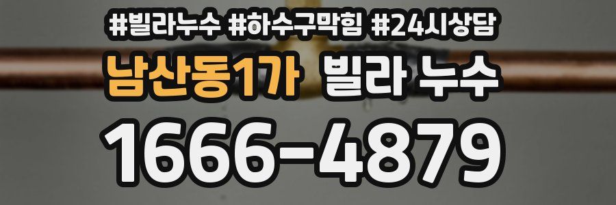 남산동1가 빌라 누수