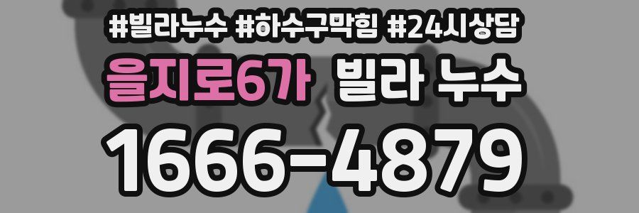 을지로6가 빌라 누수