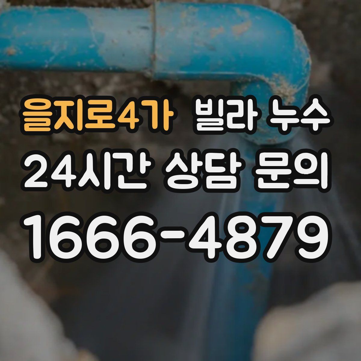 을지로4가 빌라 누수 세탁실 배수구가 넘치면 누수처럼 보일 수 있어요