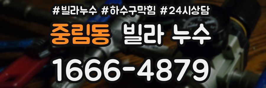 중림동 빌라 누수