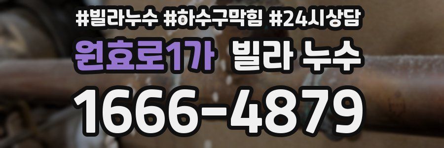 원효로1가 빌라 누수