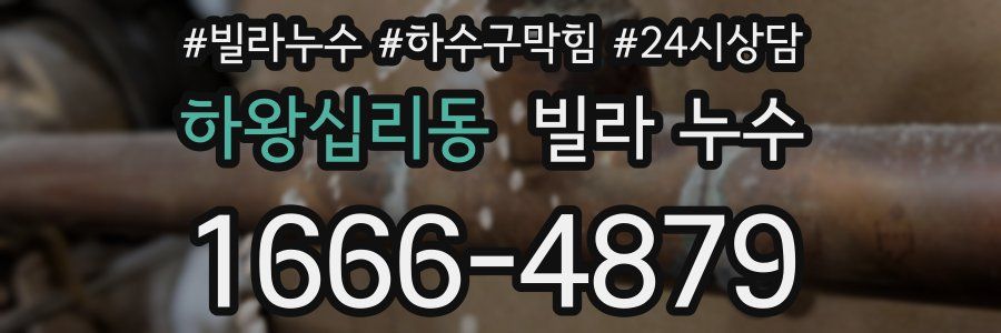 하왕십리동 빌라 누수