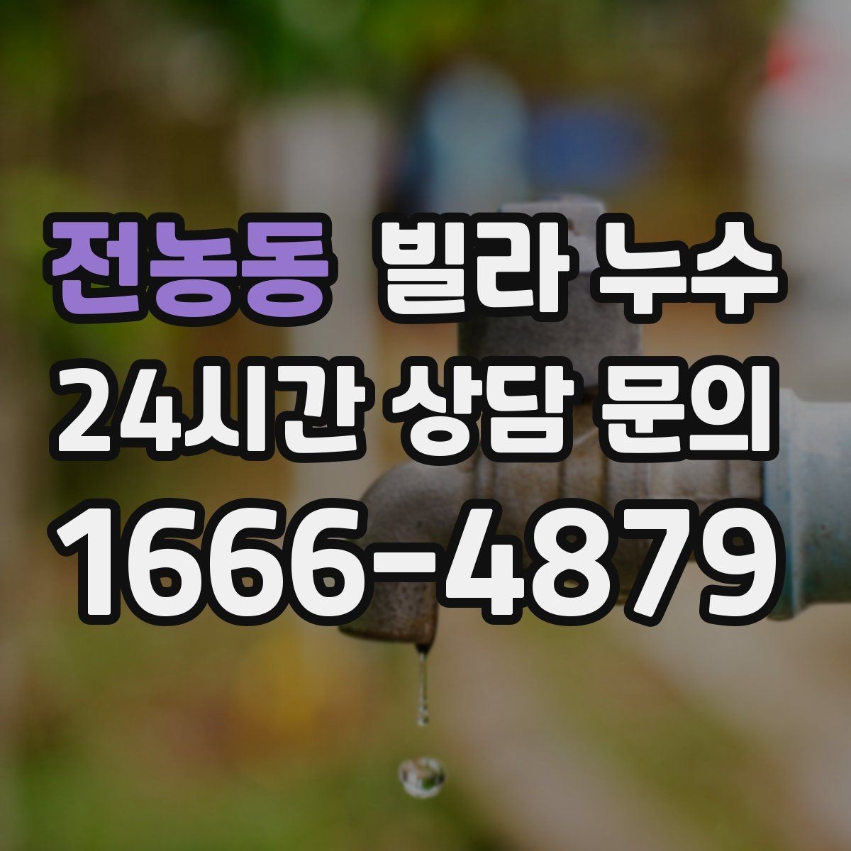 전농동 빌라 누수 욕실 타일 사이 물스밈이 늘었다면