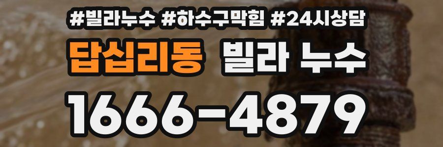 답십리동 빌라 누수