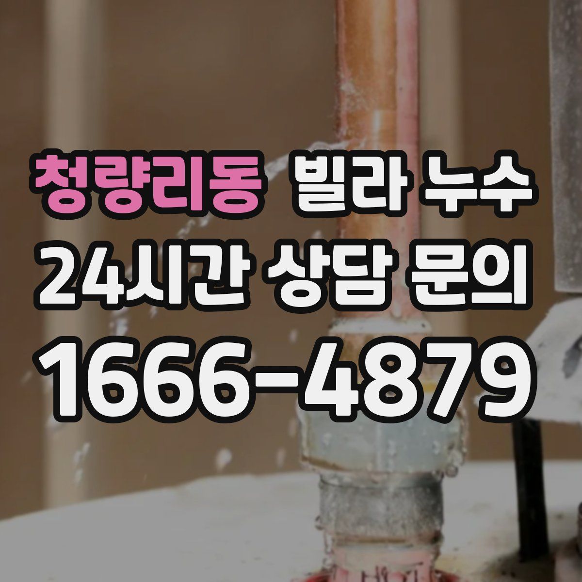 청량리동 빌라 누수