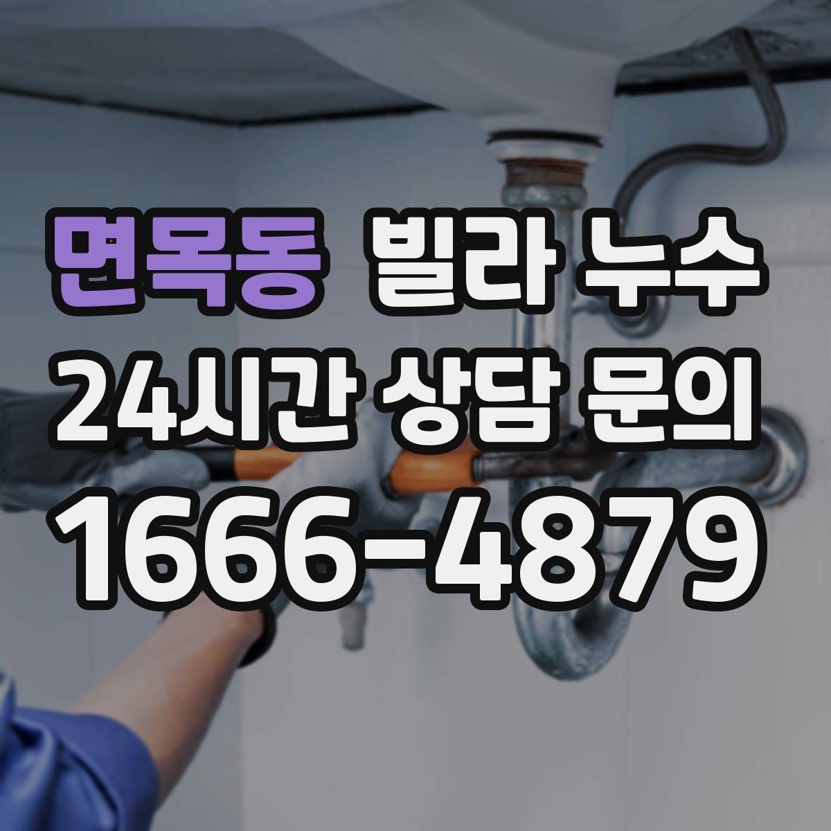 면목동 빌라 누수 배수구 트랩 주변 물기와 악취가 반복될 때