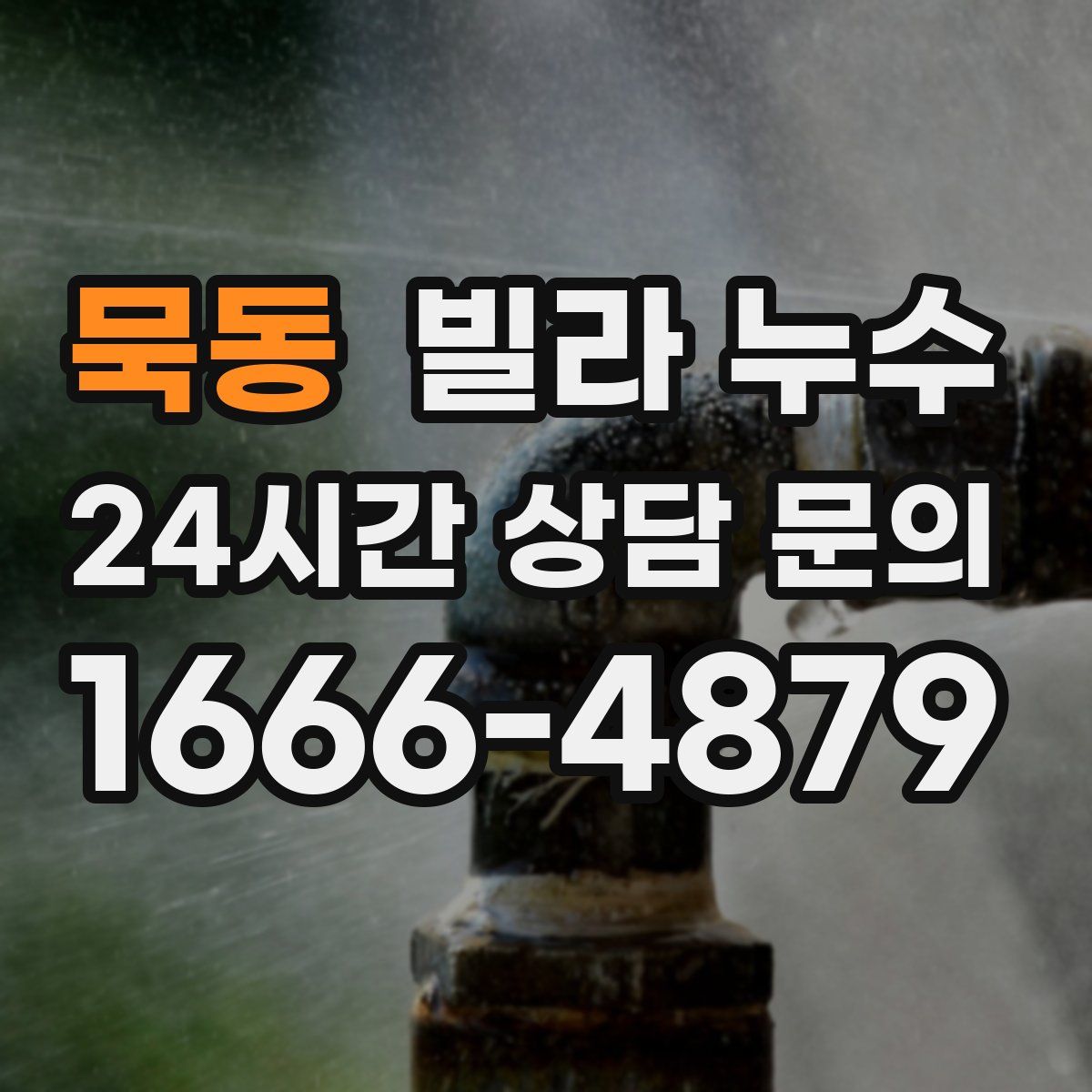 묵동 빌라 누수