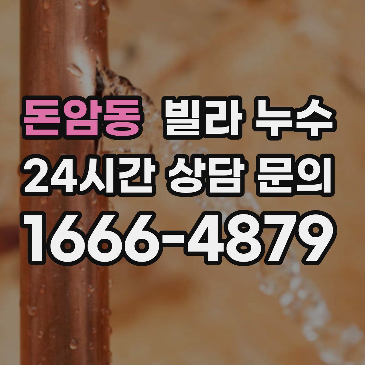 돈암동 빌라 누수