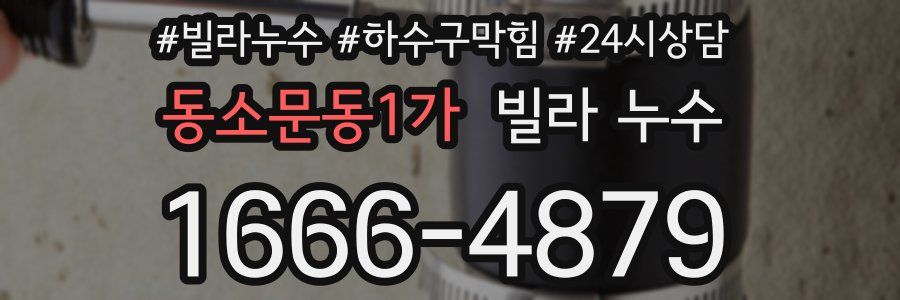 동소문동1가 빌라 누수