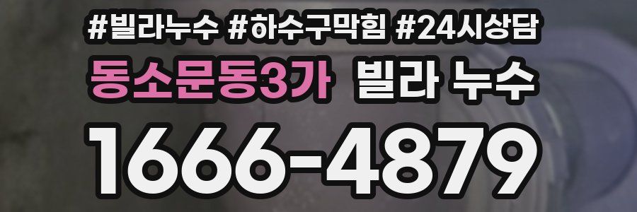 동소문동3가 빌라 누수