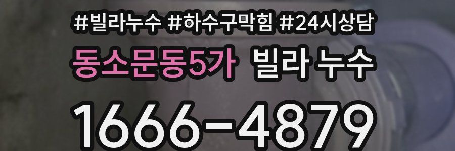 동소문동5가 빌라 누수