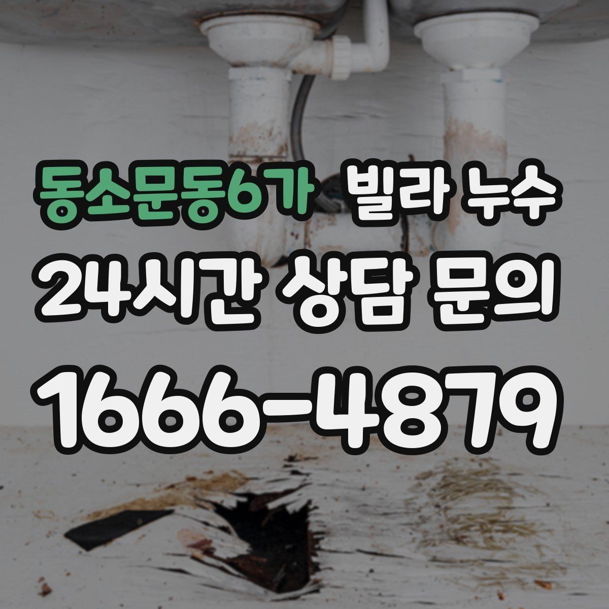 동소문동6가 빌라 누수 안방 천장이 젖는다면 의심할 곳