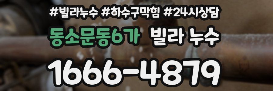 동소문동6가 빌라 누수