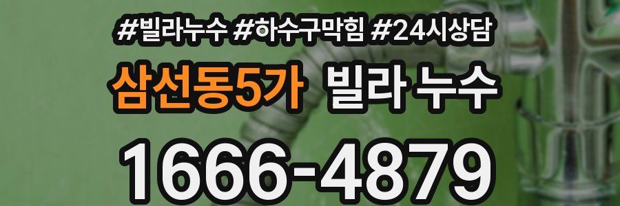 삼선동5가 빌라 누수