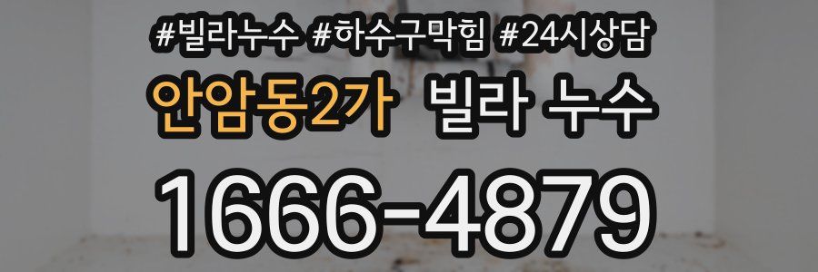 안암동2가 빌라 누수