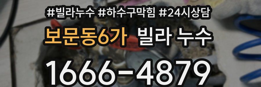 보문동6가 빌라 누수