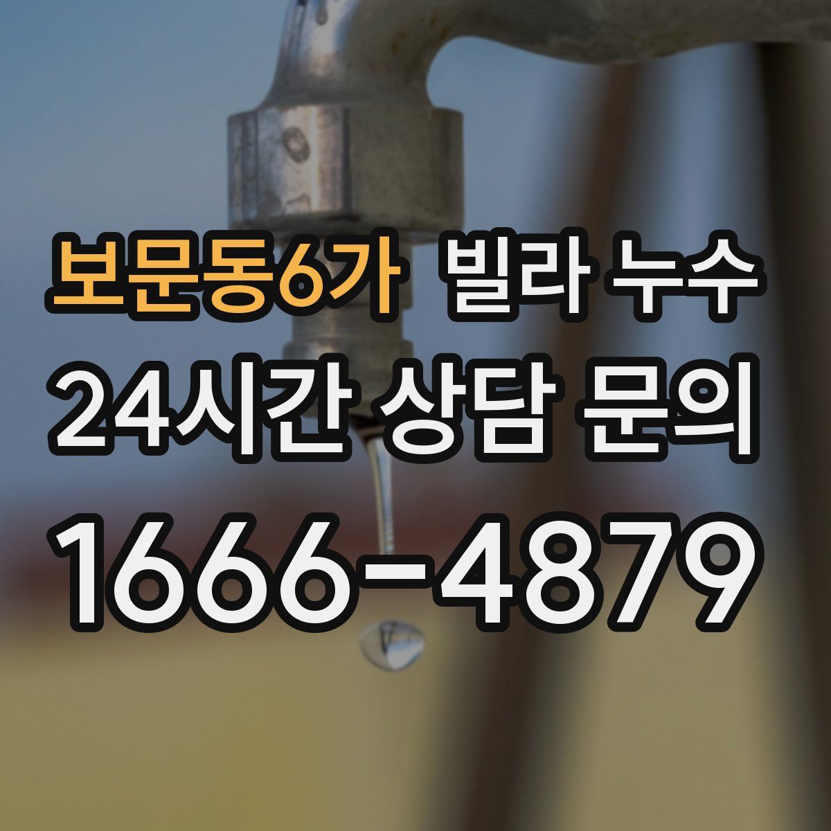 보문동6가 빌라 누수