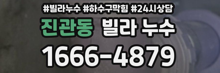 진관동 빌라 누수