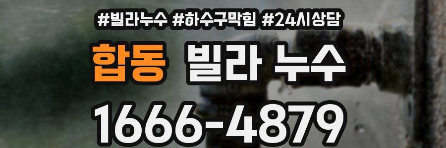 합동 빌라 누수