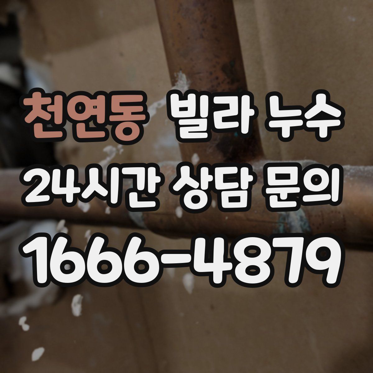 천연동 빌라 누수