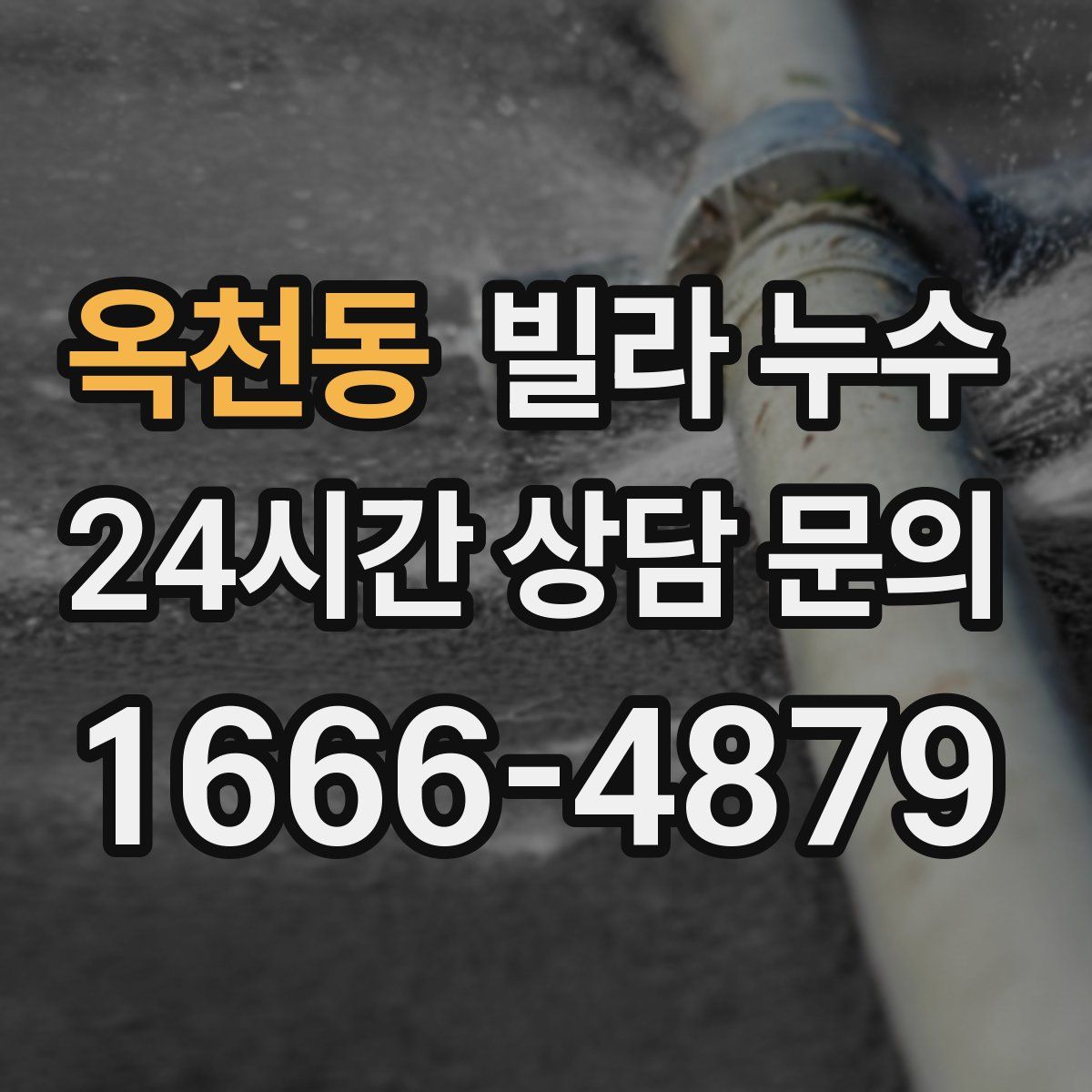 옥천동 빌라 누수