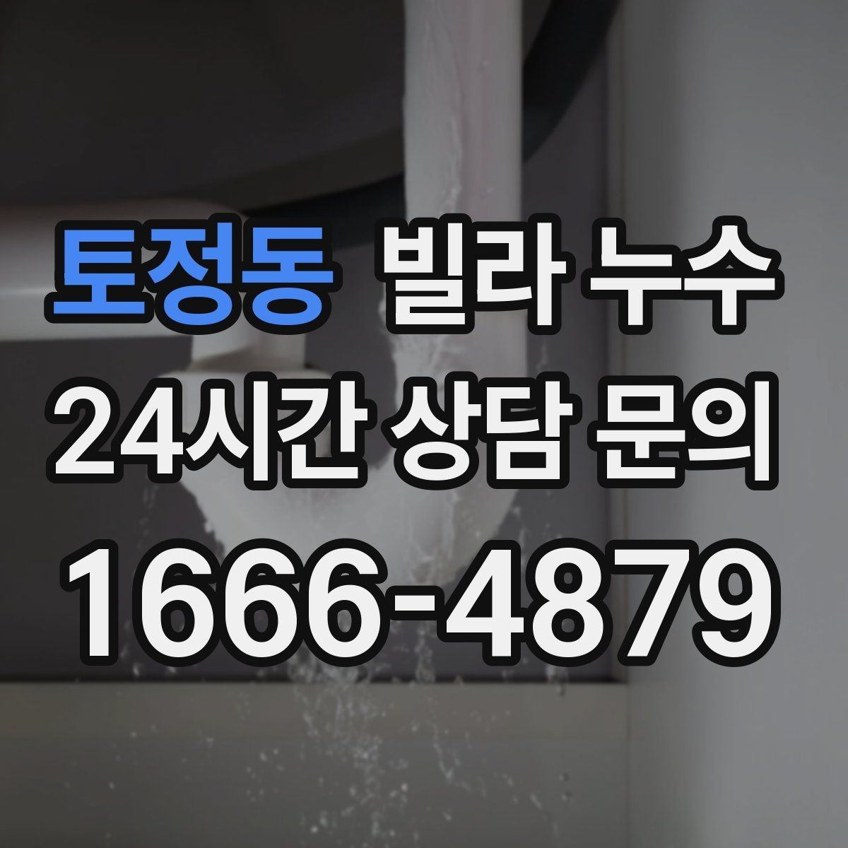 토정동 빌라 누수 공동 배관 문제일 때 증상이 나타나는 방식