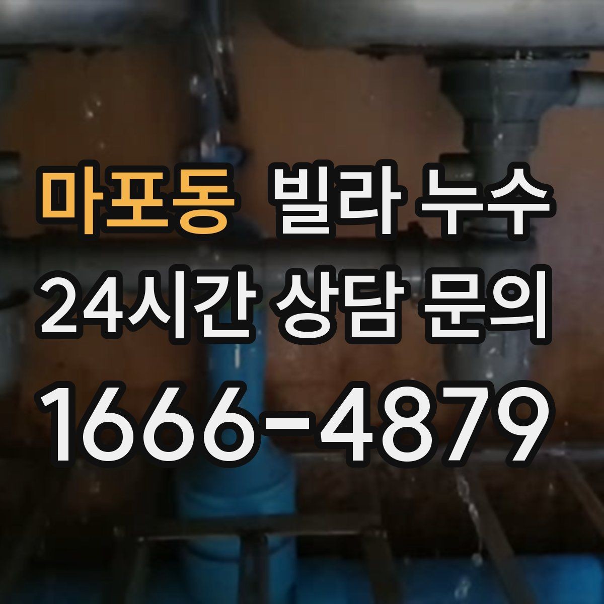 마포동 빌라 누수 곰팡이 냄새가 심해졌다면 누수 가능성