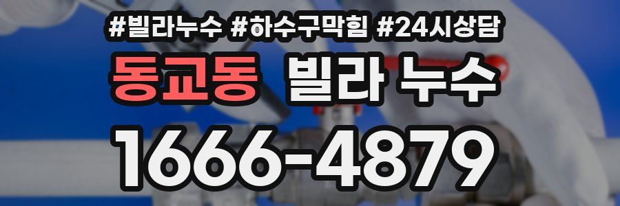 동교동 빌라 누수