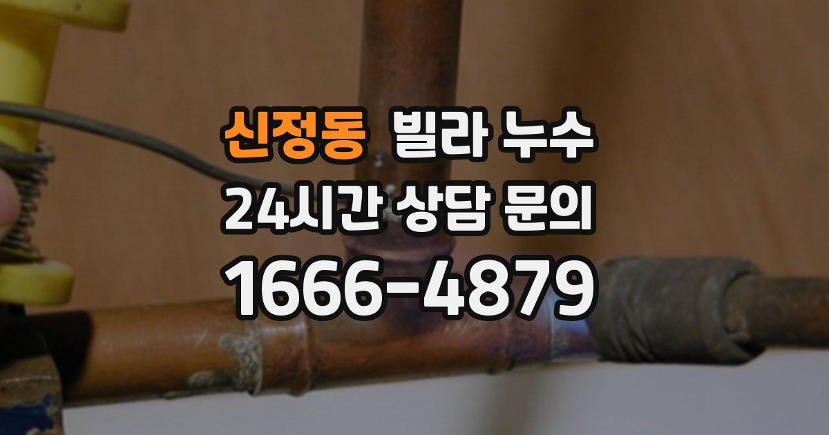 신정동 빌라 누수