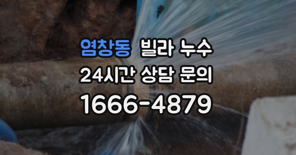 염창동 빌라 누수