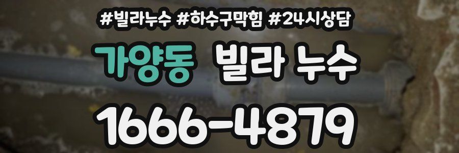 가양동 빌라 누수