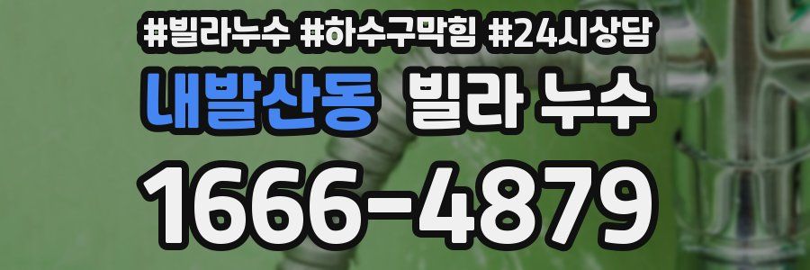 내발산동 빌라 누수
