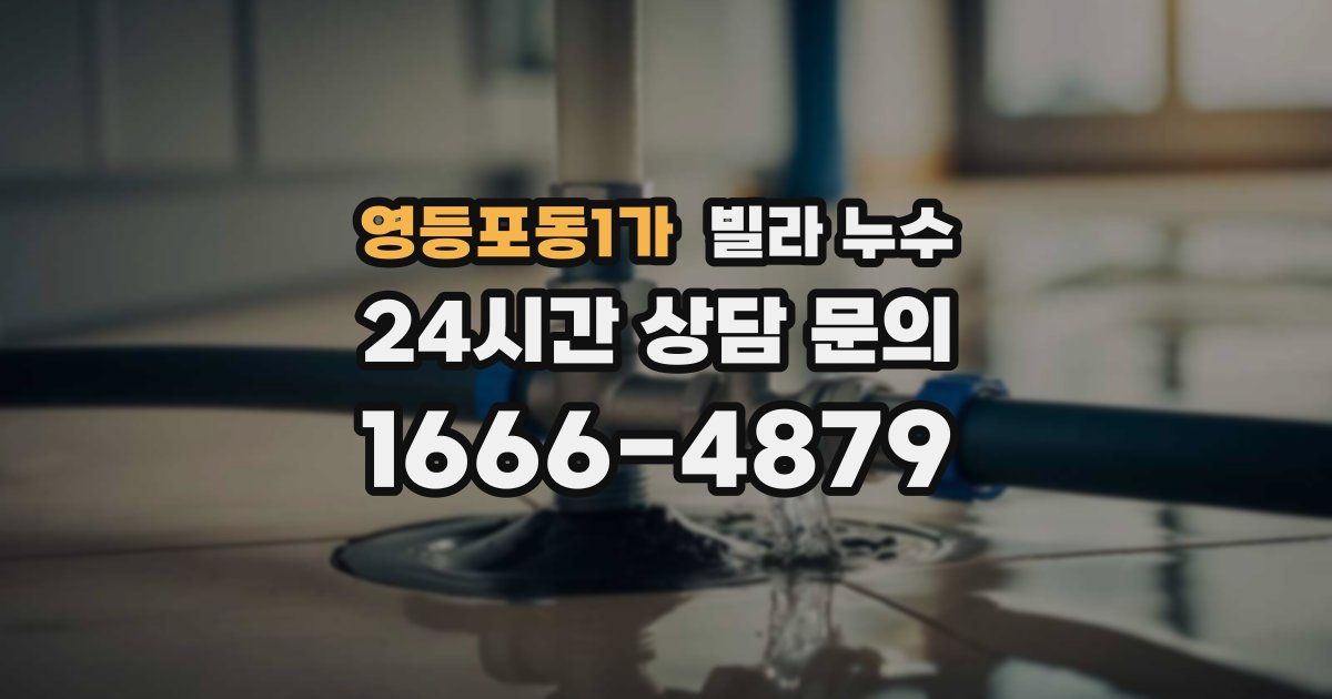 영등포동1가 빌라 누수