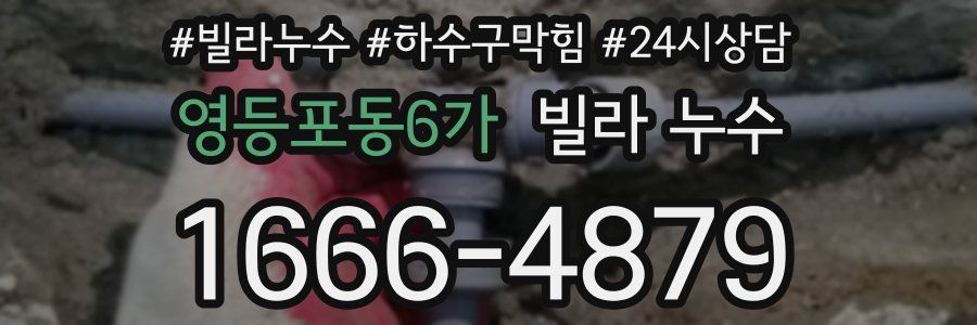 영등포동6가 빌라 누수