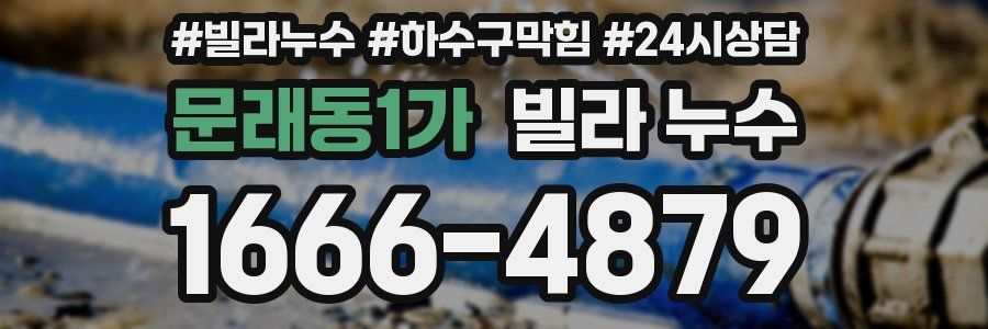 문래동1가 빌라 누수