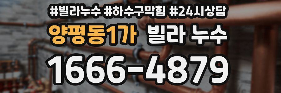 양평동1가 빌라 누수