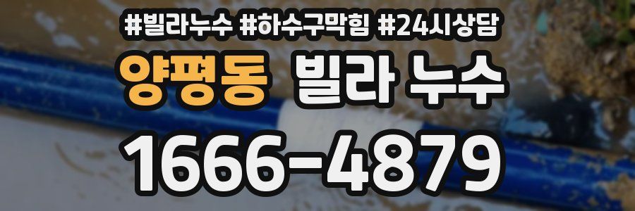 양평동 빌라 누수