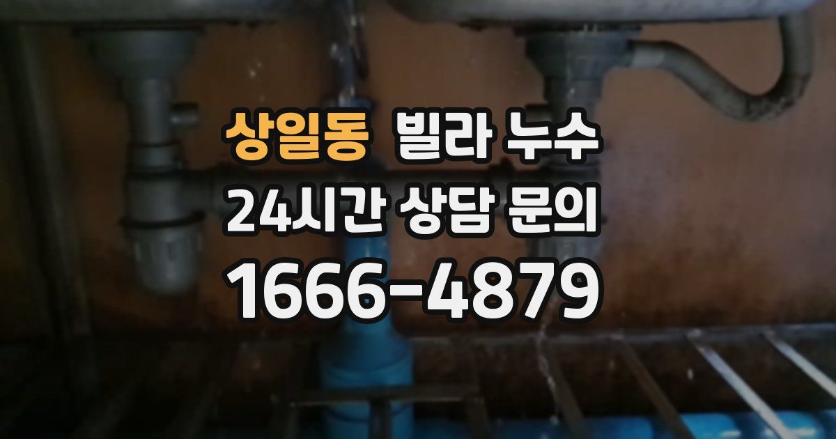 상일동 빌라 누수