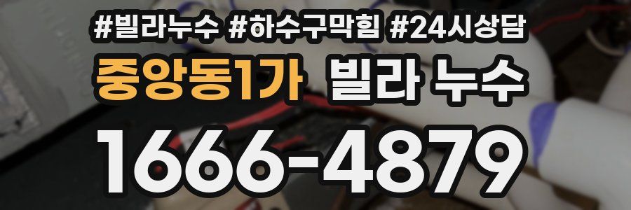 중앙동1가 빌라 누수