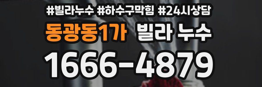 동광동1가 빌라 누수