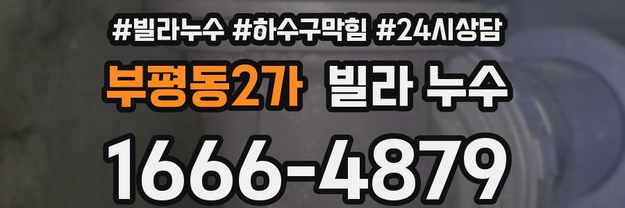 부평동2가 빌라 누수