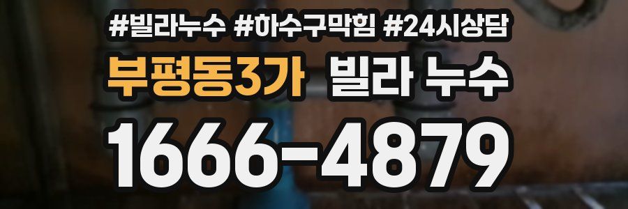 부평동3가 빌라 누수