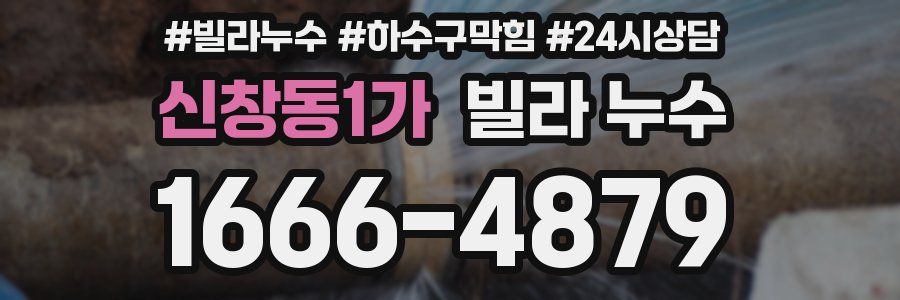신창동1가 빌라 누수