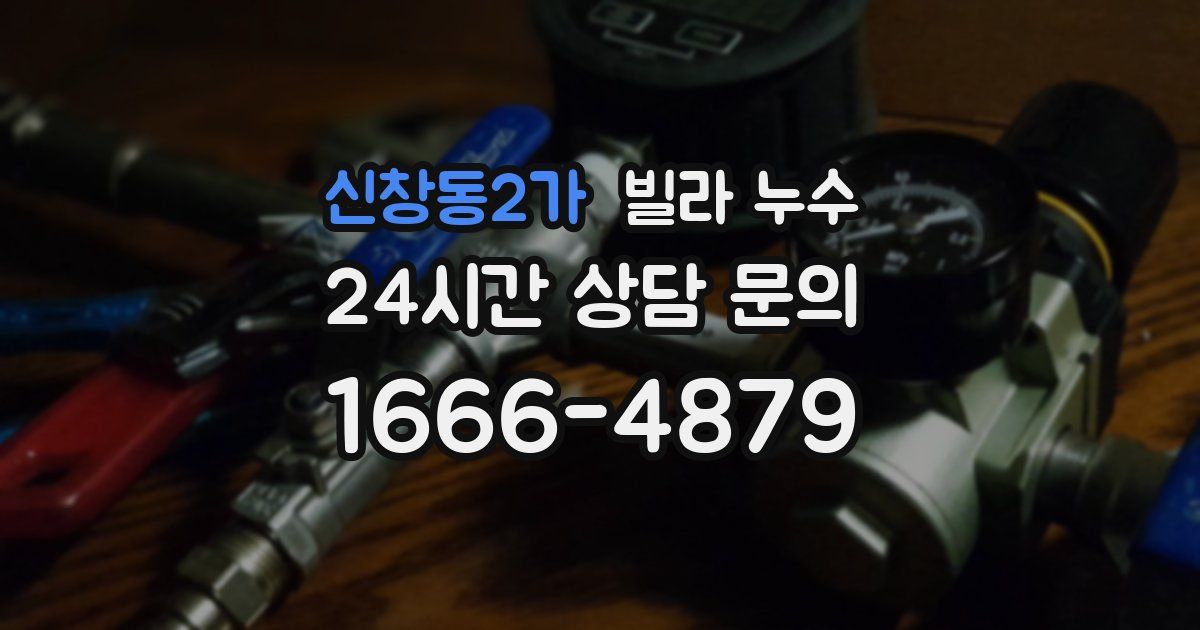 신창동2가 빌라 누수